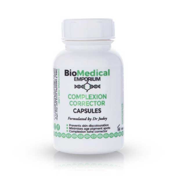 Biomedical Complexion Corrector Capsules 60 Caps - Skin Brightening & Tone Correction Supplement