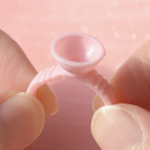 Pink Pigment Glue Rings 3