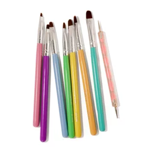 Aliver Gel Nail Brush Set 8Pcs