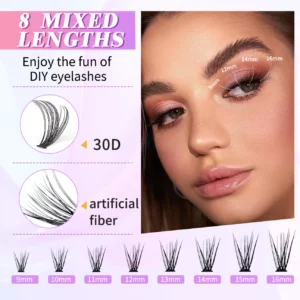 Aliver Wispy Natural Eye Lash Clusters 2