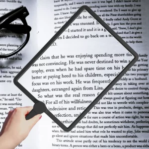 Magnifying LED Multipurpose Glass reading