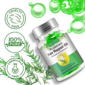 Aliver Rosemary Hair Repair Oil Capsules cruelty free