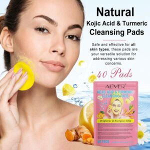 AL'IVER Kojic Acid and Turmeric Cleansing Pads 2
