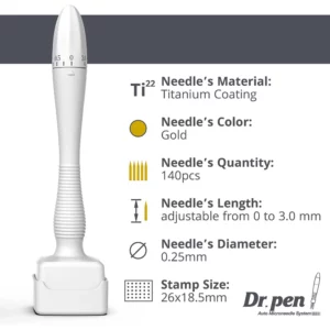 Adjustable Derma Stamp 140pin specs