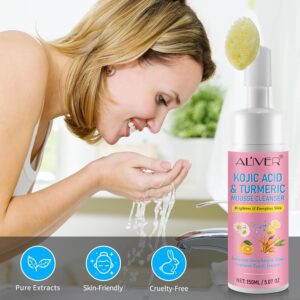Al'iver Kojic Acid & Turmeric Mousse Cleanser info4