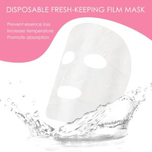 Disposable Plastic Facial Sheet Mask (100)