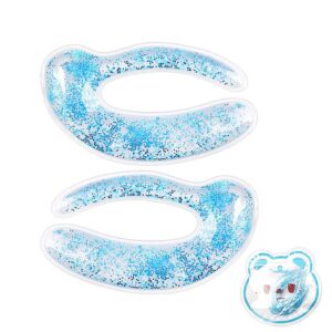 Reusable Under Eye Compress Patches Glitter