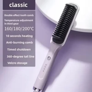Hair Straightening Comb info4