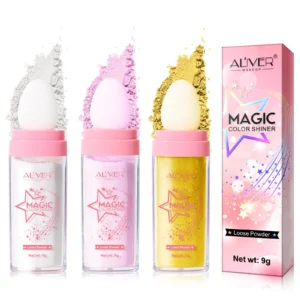 Aliver Magic Color Shiner Highlighter Powder