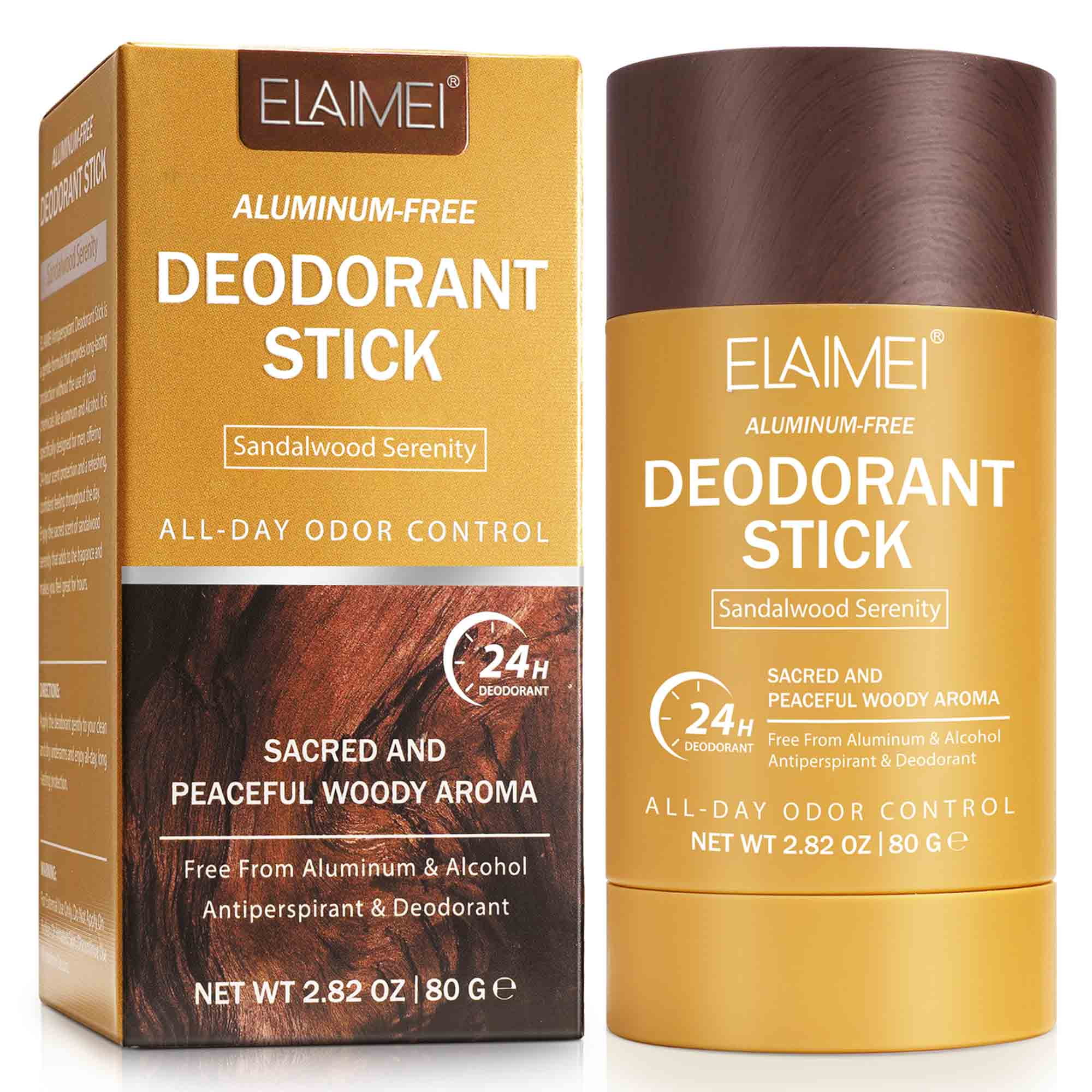 Elaimei Antiperspirant Deodorant Stick (Sandalwood)
