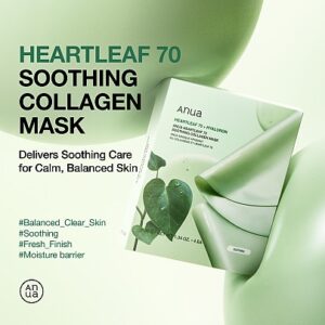 Anua Heartleaf 70 Soothing Collagen Mask (4ea) 2