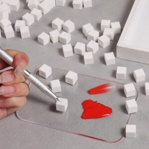100Pcs Soft Nail Sponges for Ombre with Grabbing Pen 4