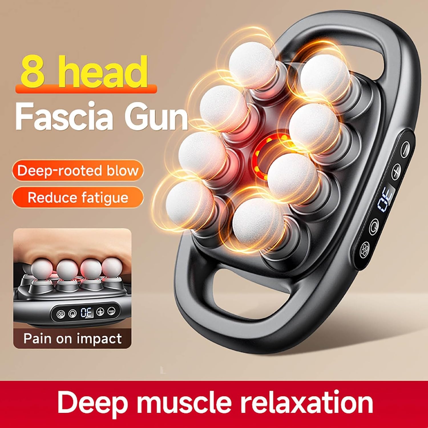 Fascia 8 head massager