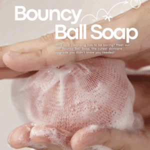 Red Algae Bouncy Ball Cleanser
