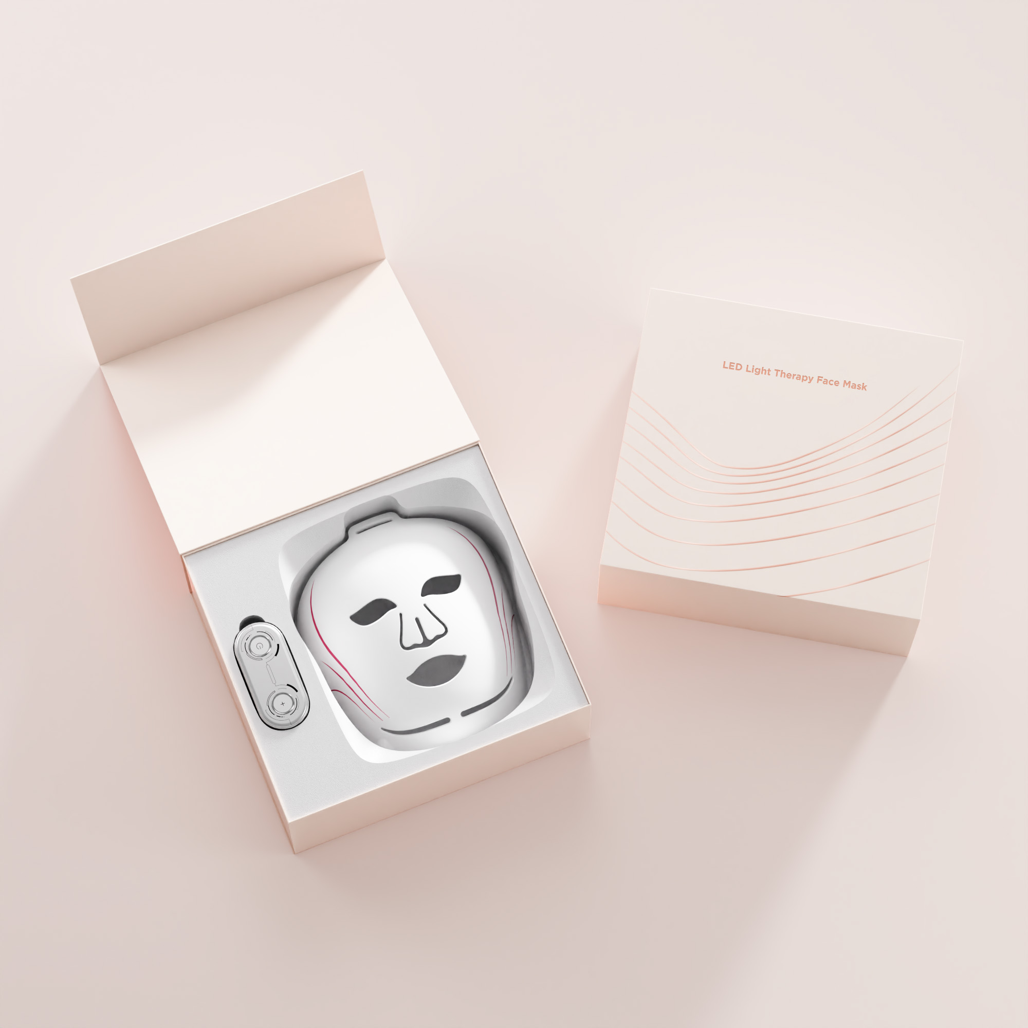 iBorria Silicone M5 LED Mask box