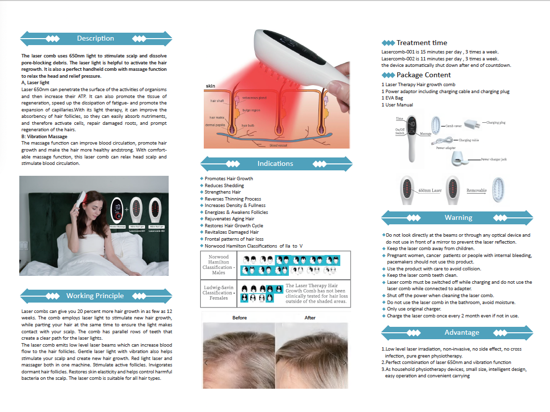 Laser Hair Growth Comb info 2