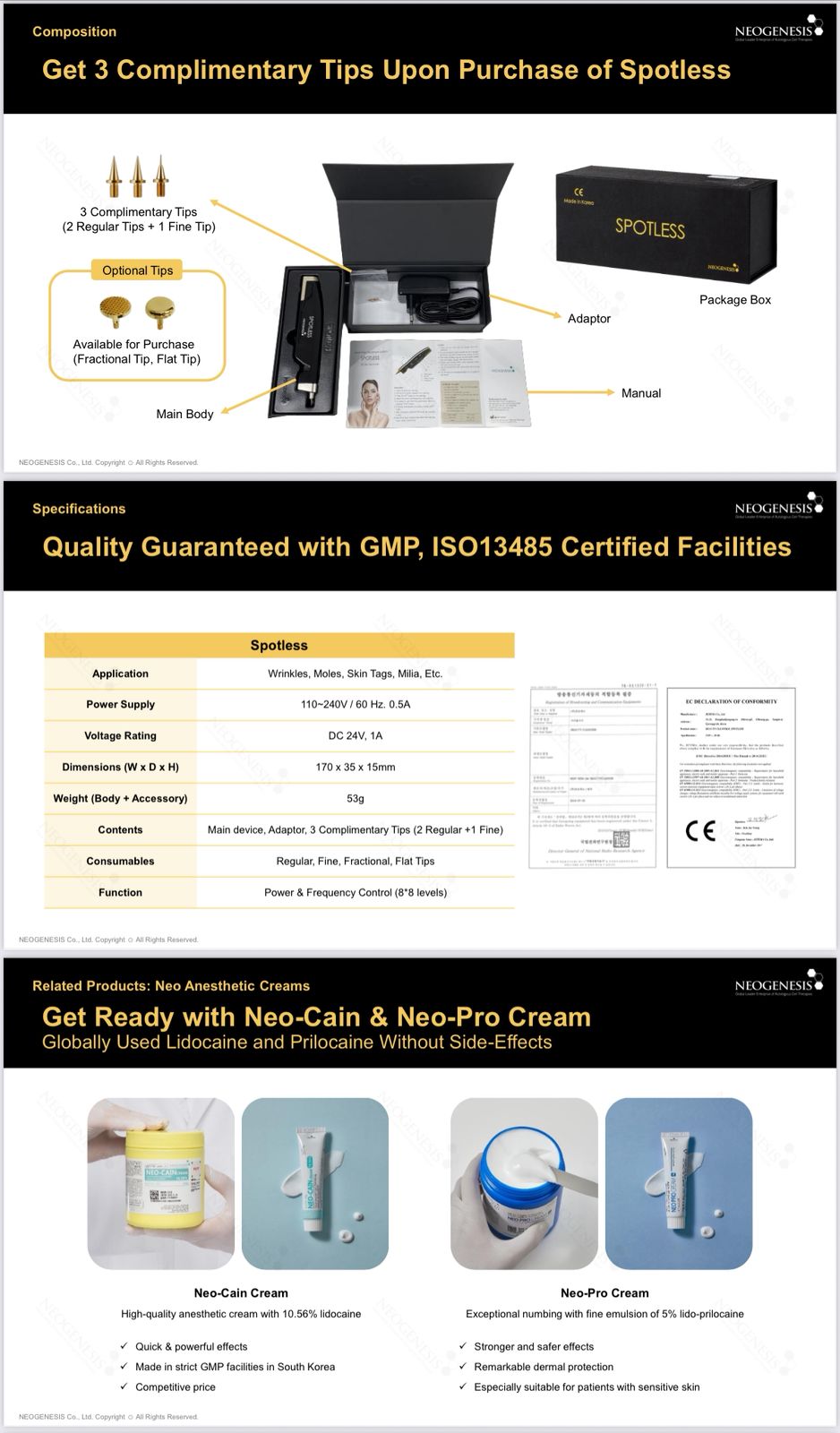 Spotless Multi-Purpose Plasma Pen info9