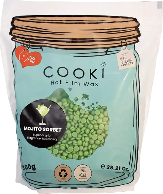 COOKI Wax Film Wax Beads - Mojito Sorbet 800g Bag