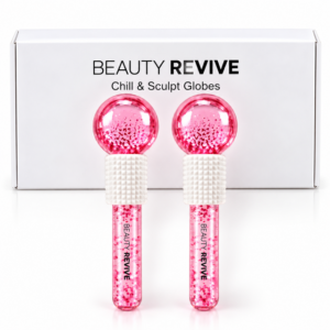 BEAUTY REVIVE Chill & Sculpt Globes – Cryo Facial Sculpting & De-Puffing Tool