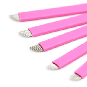 Pink Flexible PMU Microblading Blades