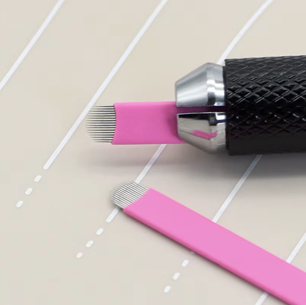 Pink Flexible PMU Microblading Blades image