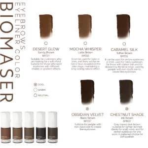 Biomaser Eyebrow & Eyeliner Pigment set