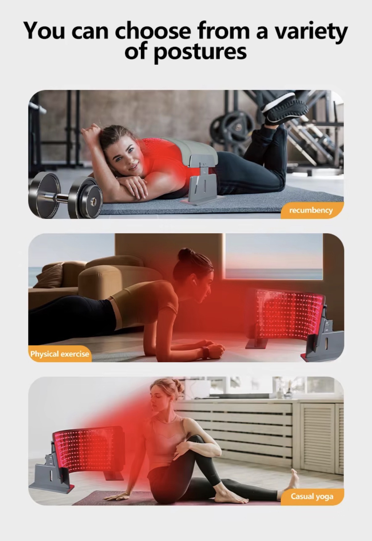 Infrared LED Red Light Therapy Wrap info