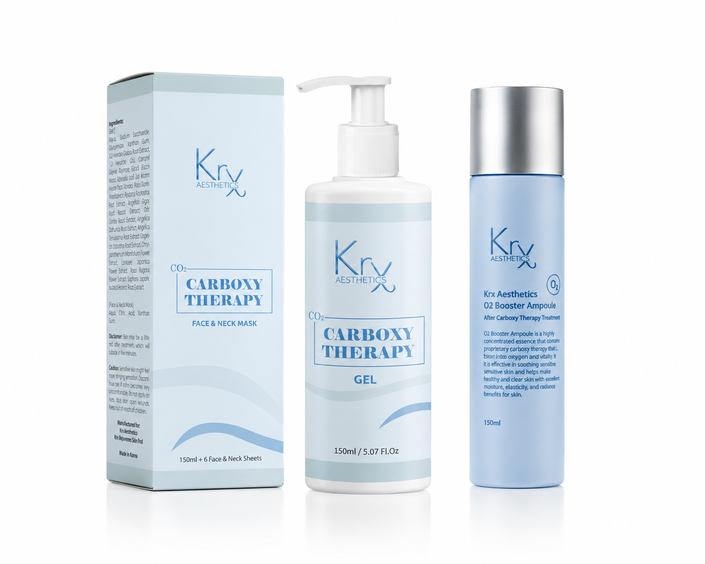 KRX Carboxy Therapy + O2 Booster Professional Duo Set