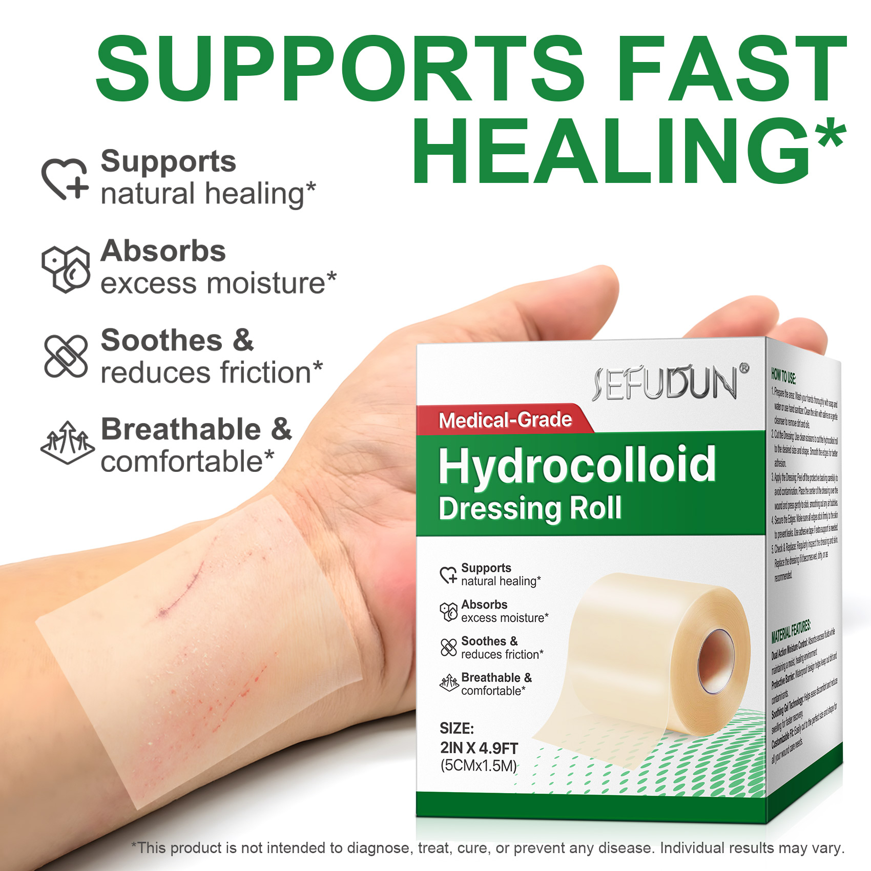 sefudun hydrocolloid dressing roll info 6