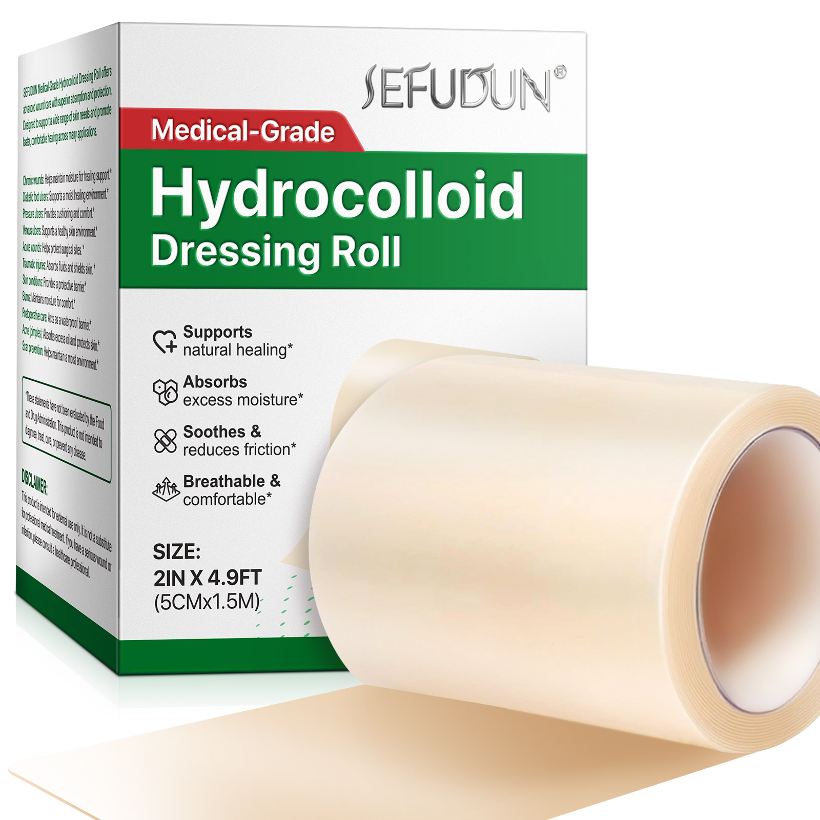 sefudun hydrocolloid dressing roll