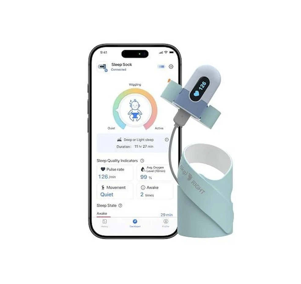 Babytone Sleep Sock PO5 Baby Pulse Oximeter